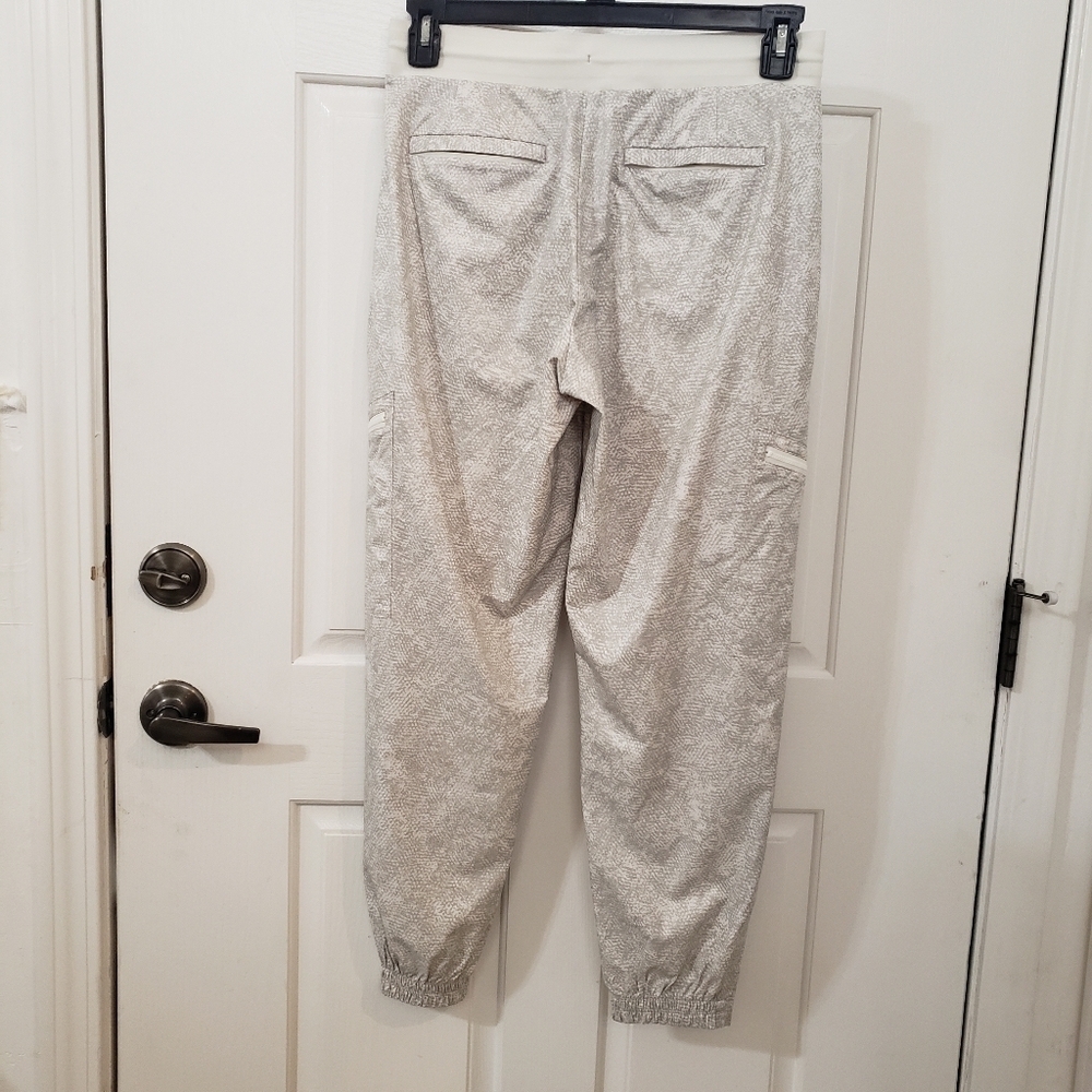 Athleta Cream With Sage Jogger Pants - Picture 4 of 9